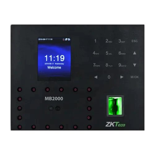 ZKTeco، جهاز البصمة MB2000، تقنية جديدة قارئ بصمات الأصابع BioID