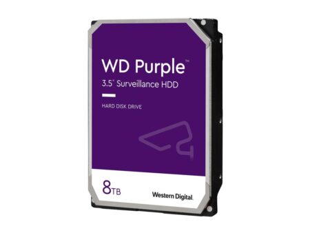 ويسترن ديجيتال، محرك أقراص، WD Purple 8TB للمراقبة، بسعة 8 تيرابايت، 3.5 بوصة