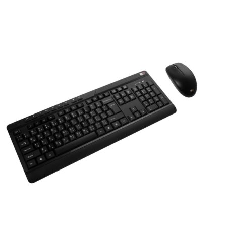تو بي، لوحة مفاتيح (KB443)، وماوس، Wireless، لون أسود