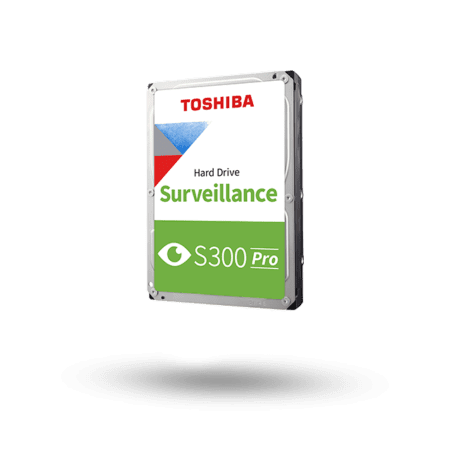 Toshiba، هارد S300، وجود  3.5 بوصة، دعم ما يصل 64 كاميرا، نقل سريع