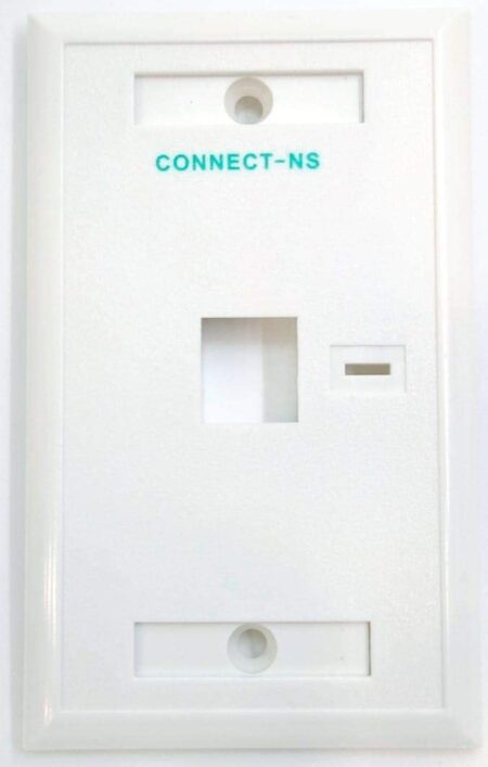 Connect-NS، لوحة حائط AC-SL1064، غطاء داخلي Single internal Faceplate