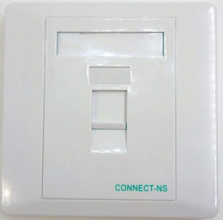 Connect-NS، لوحة حائط AC-SL1280، واجهة منفذ واحدة، أبيض