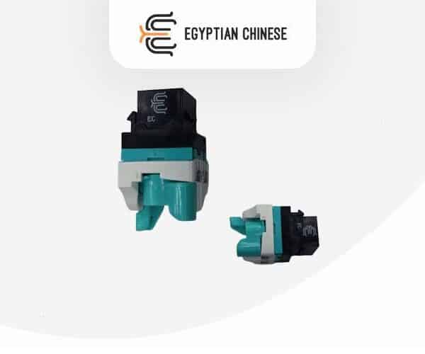 موصل CAT6 180° UTP Keystone Jack بدون أدوات EC
