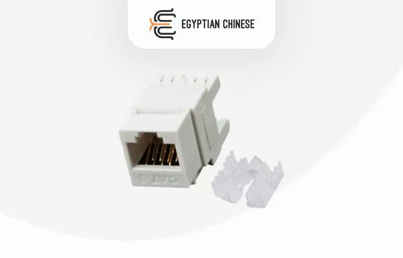 CAT6 180° UTP Keystone Jack EC