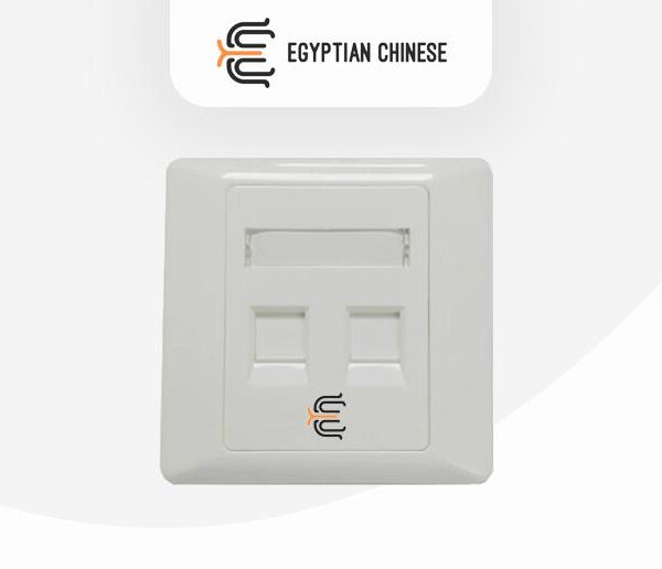 Face Plate 2 Port EC
