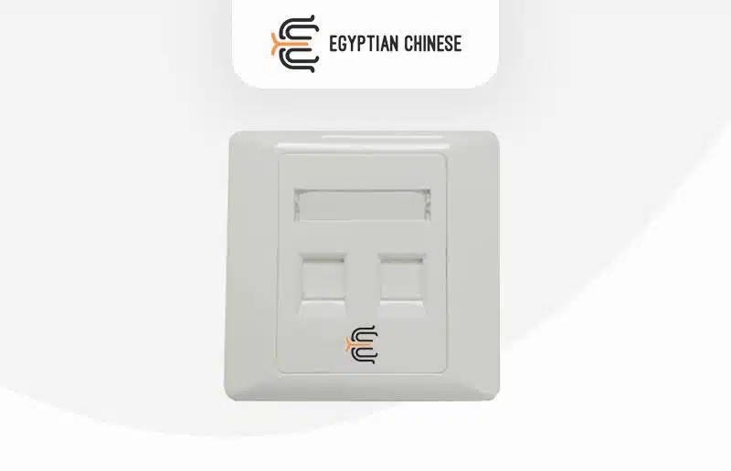 Face Plate 2 Port EC