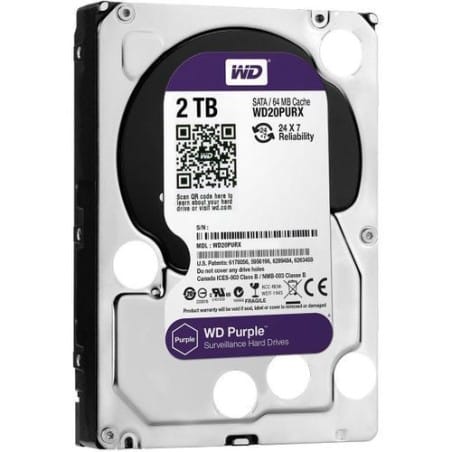 Western Digital ويسترن ديجيتال، محرك أقراص، WD Purple 2TB، بوصة 3.5