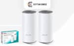 ⁦TP-Link Deco E4 AC1200 2 Pack  نظام Mesh Wi-Fi لتغطية قوية وسريعة⁩ - الصورة ⁦2⁩