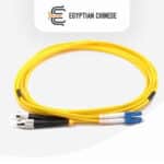 كابل فايبر أوبتك FC-LC Single Mode double  fiber 3m OM3