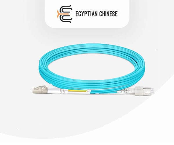 كابل فايبر أوبتك SC-LC multimode double fiber 3m OM3