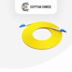 كابل فايبر أوبتك LC-LC single Mode double fiber 1m