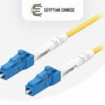 كابل فايبر أوبتك LC-LC single Mode Single fiber 1m