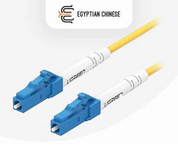 كابل فايبر أوبتك LC-LC single Mode Single fiber 1m