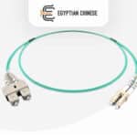 كابل فايبر أوبتكPatch Cord-SC-LC multimode double fiber 1m OM3