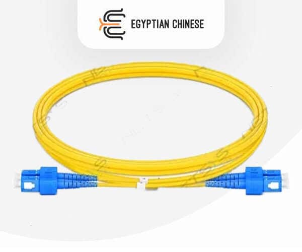 كابل فايبر أوبتكPatch Cord-SC-SC 3m single mode single Fiber