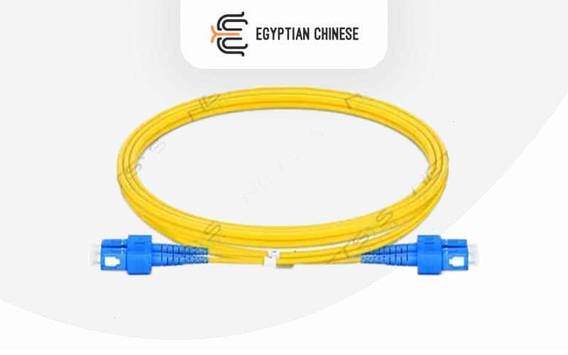 SC-SC-3m-1 كابل فايبر أوبتكPatch Cord-SC-SC 3m single mode single Fiber - الصورة 1