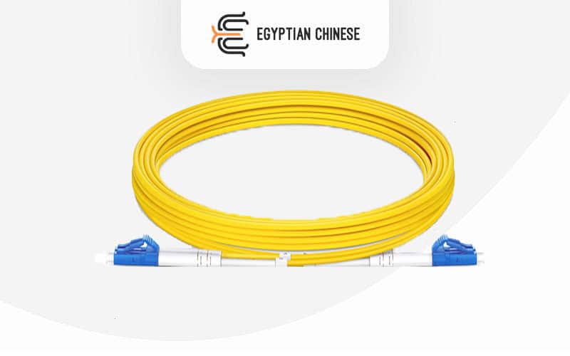 Sin-Do-1 كابل فايبر أوبتك Patch Cord-LC-LC Single Mode-Double Fiber-3M - الصورة 1