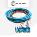 ألياف متعددة الأنماط Pigtail-Fiber- OM3  LC 12coer multimode