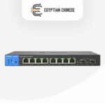 سويتش Switch-Linksys-8-Port Managed Gigabit PoE+ Switch with 2 1G SFP Uplinks 110W TAA LGS310MPC-EU