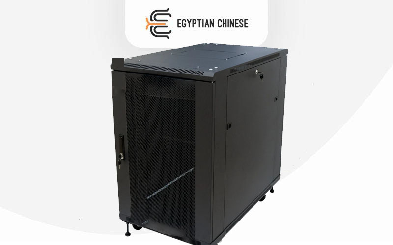 2 أى سي، راك شبكات Rack EC 22U 60*100 ،حماية فائقة من خلال تهوية أفضل - الصورة 1
