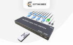 سويتش HDMI KVM 8 منافذ بدقة 4K – AVVA HK801 8 Port HDMI KVM Switch للتحكم في 8 أجهزة من شاشة واحدة
