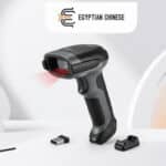 قارئ باركود ZKTeco ZKB103S لاسلكي 1D بسرعة عالية مع بطارية تدوم حتى 15 ساعة