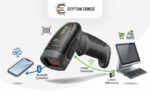 ⁦قارئ باركود لاسلكي ZKTeco ZKB202S 2D Wireless Barcode Scanner يدعم QR Code وBluetooth و2.4GHz⁩ - الصورة ⁦2⁩
