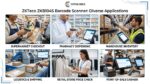 ⁦قارئ باركود لاسلكي ZKTeco ZKB104S 1D Wireless Barcode Scanner يدعم USB و2.4GHz للمحلات والمخازن⁩ - الصورة ⁦4⁩