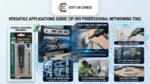 ⁦كماشة كبس شبكات Pro'sKit CP-393 – أداة كبس RJ45 / RJ11 / RJ12 مع قاطع أسلاك 8P/6P/4P⁩ - الصورة ⁦2⁩