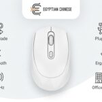 ماوس لاسلكي Dual-Mode Bluetooth + 2.4GHz – Wireless Mouse مريح للاستخدام مع اللابتوب والكمبيوتر
