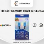 كابل Premium HDMI 2.0 4K UHD بطول 1.5 متر – High Speed HDMI Cable 18Gbps يدعم HDR وARC و3D