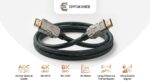 كابل HDMI Active Optical Fiber 20 متر يدعم 4K و8K UHD – AOC HDMI Cable للأجهزة الاحترافية