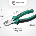 كماشة قطع جانبية Pro'sKit 1PK-067DS مقاس 6 بوصة – High Leverage Side Cutting Pliers احترافية