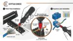 أداة Punch Down للشبكات Pro'sKit PD-3141EN Mini Punch Down Tool – لتركيب كيستون وباتش بانل 110/66 - الصورة 3