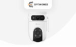 كاميرا EZVIZ H9c Dual 3K 5MP WiFi خارجية – كاميرا مراقبة بعدستين PTZ مع تتبع ذكي ورؤية ليلية ملونة