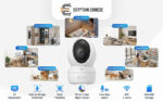 كاميرا EZVIZ H6c Pro 2K WiFi Indoor – كاميرا مراقبة منزلية PTZ 2K مع تتبع ذكي ورؤية ليلية ملونة - الصورة 3