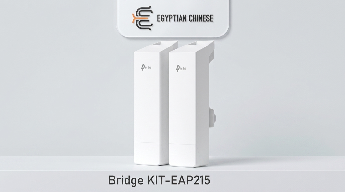 Omada_wireless_bridge_kit_display_202608301514 Omada EAP215-Bridge KIT – Wireless Bridge 5GHz 867Mbps لمسافة تصل إلى 5 كم – Outdoor Long Range Point-to-Point Bridge - الصورة 1
