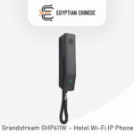Grandstream GHP611W Wi-Fi IP Phone هاتف IP مكتبي يدعم Wi-Fi باللون الأسود